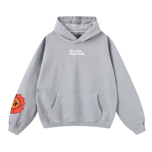 Petals Of Pride Hoodie Cloud Grey