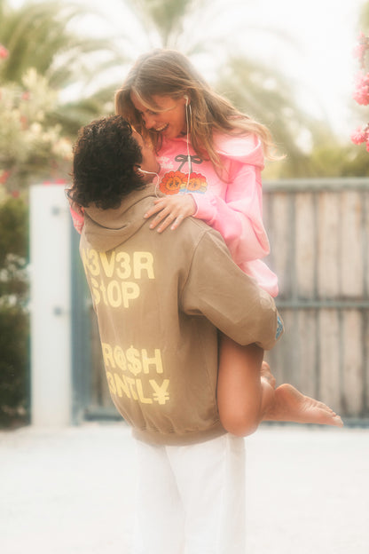 Petals Of Pride Hoodie Washed Pink