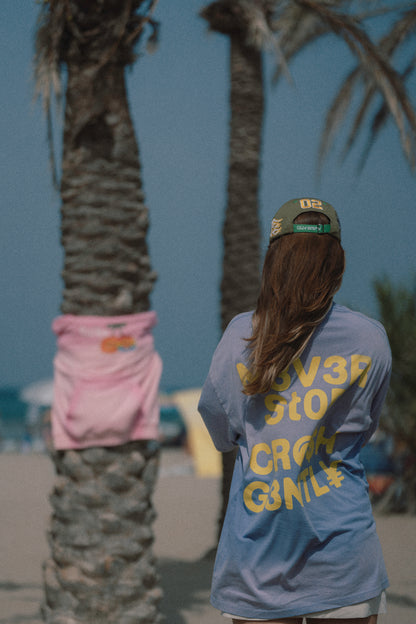 Ocean Minds T-Shirt Washed Lavender