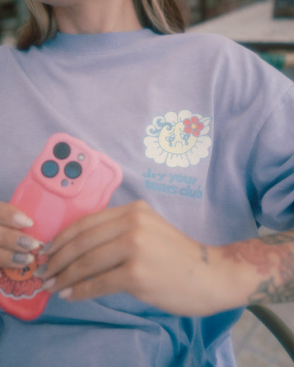 Ocean Minds T-Shirt Washed Lavender