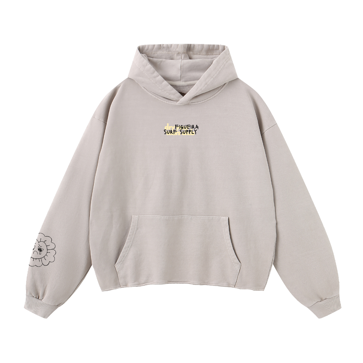No Tourist Hoodie Ash Grey
