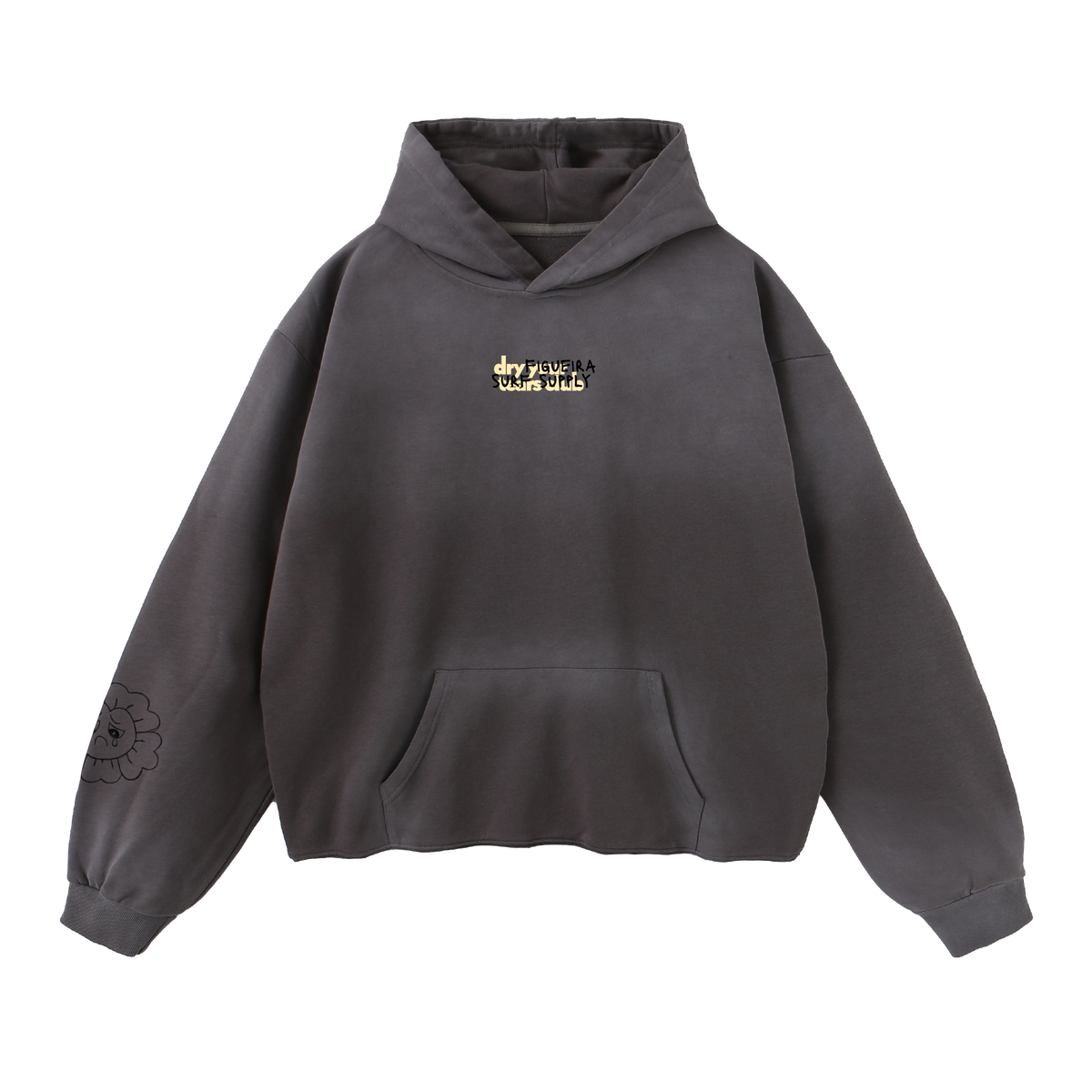 No Tourist Hoodie Washed Mocha