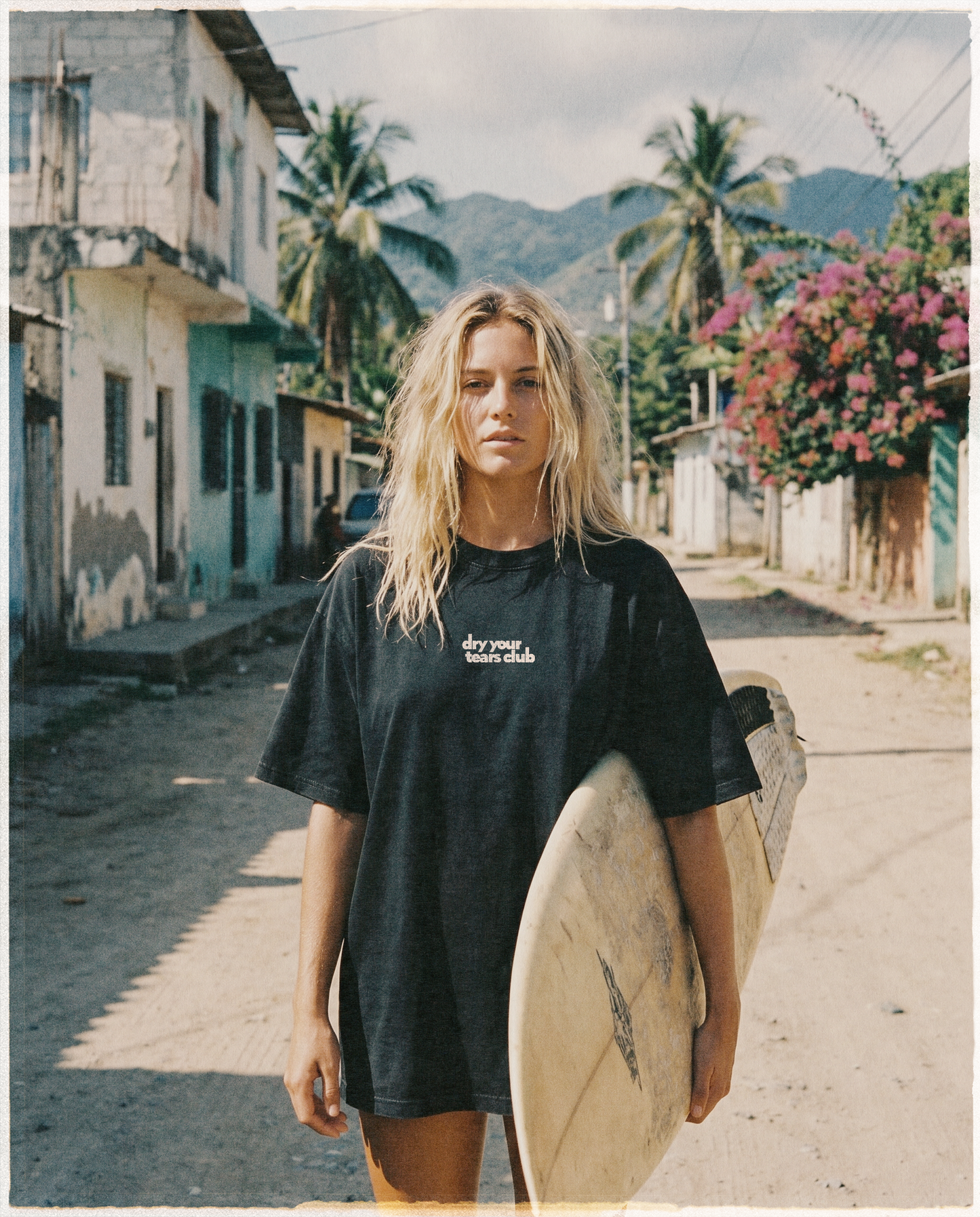 Barbed Love T-Shirt Washed Charcoal