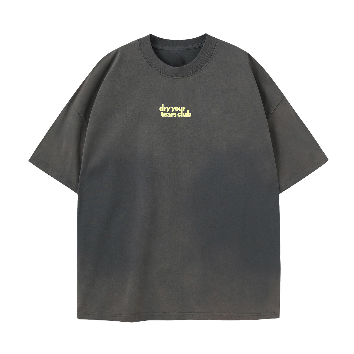 Figgity F*cked Yellow T-Shirt Vintage Grey