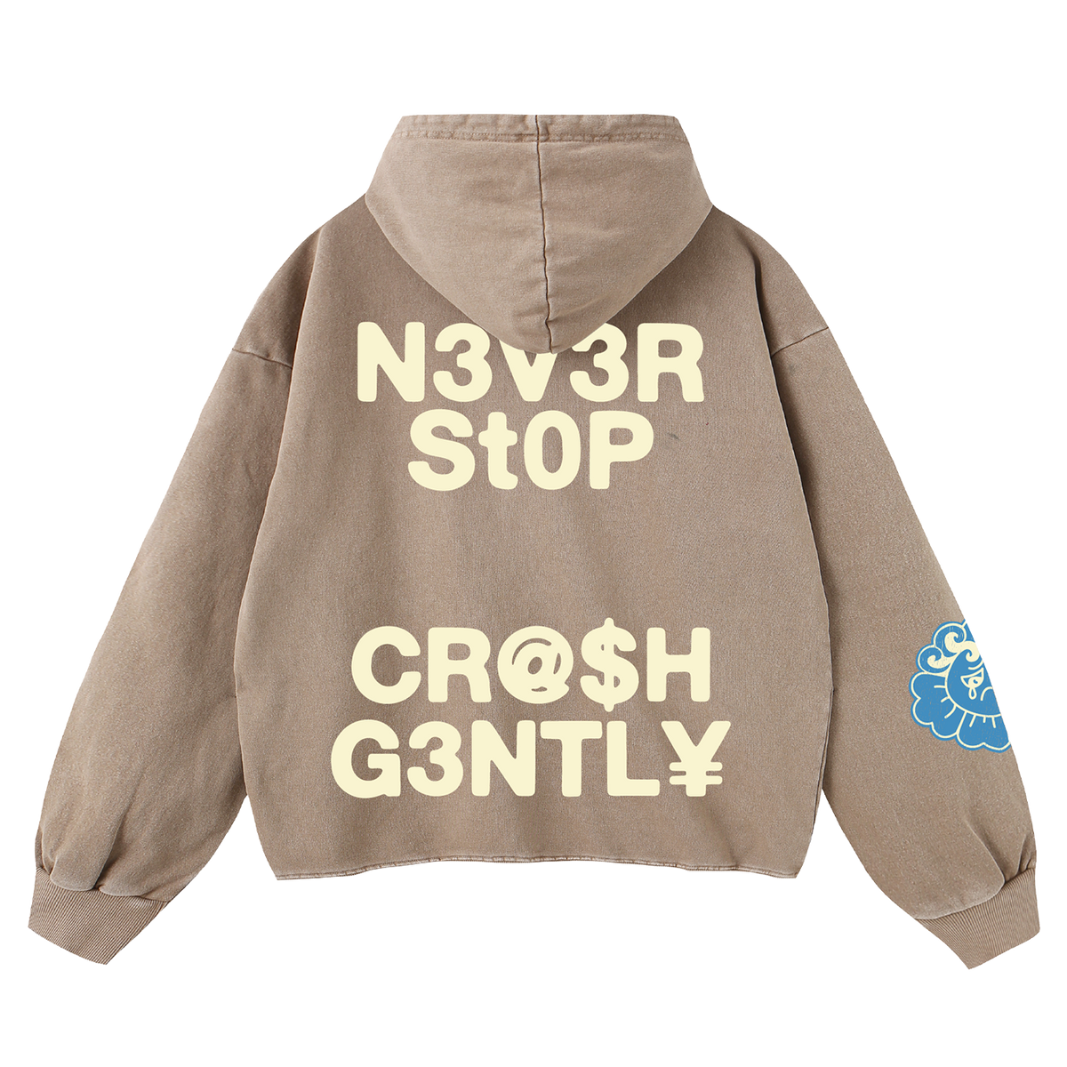 Ocean Minds Hoodie Clay Beige