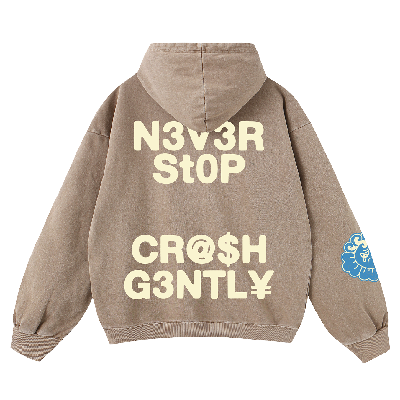 Ocean Minds Hoodie Clay Beige