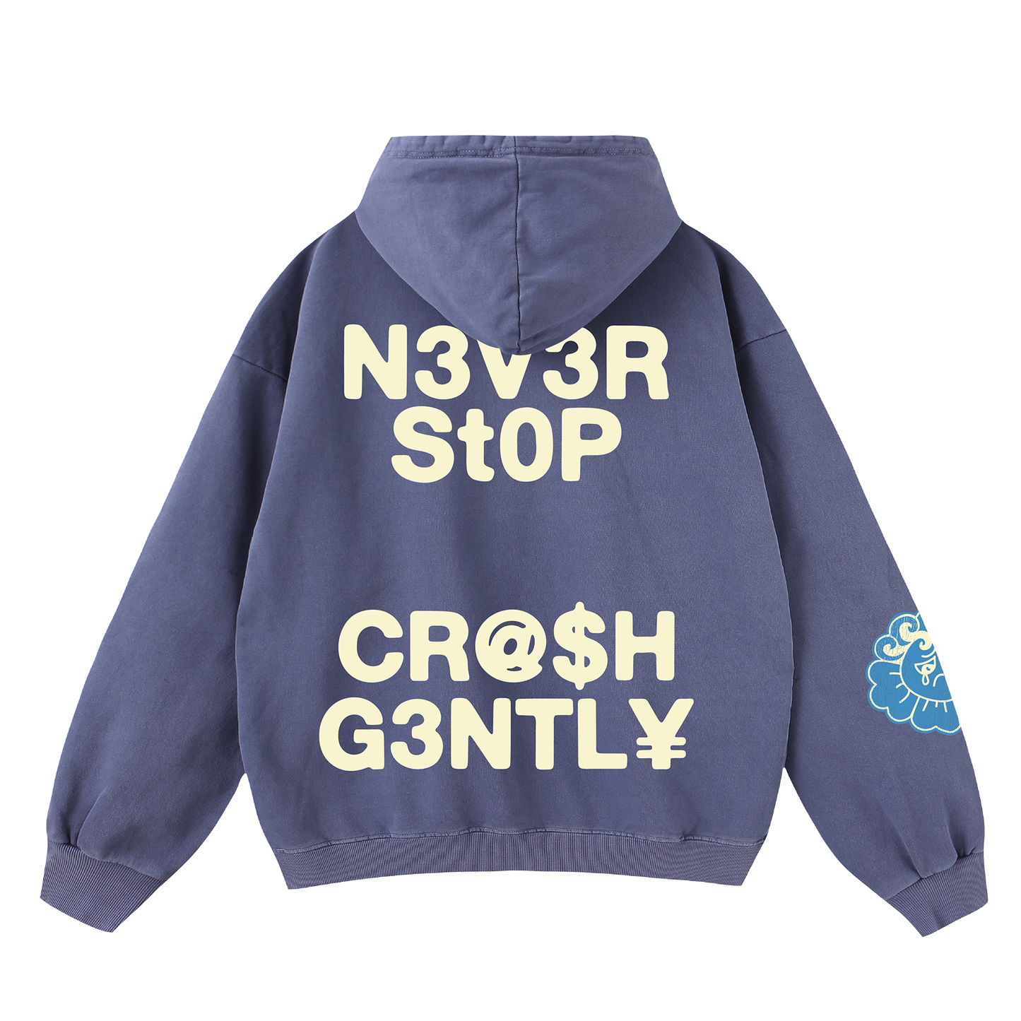 Ocean Minds Hoodie Blue