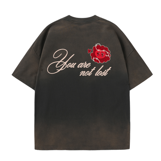 Barbed Love T-Shirt Washed Stone Brown