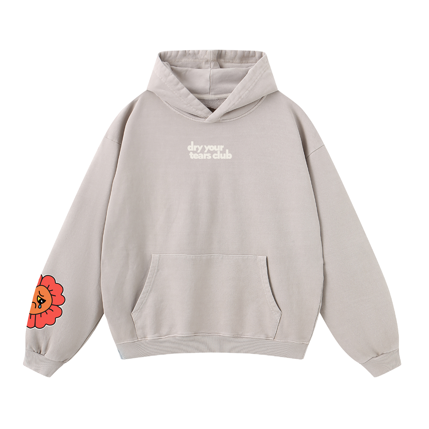 No One Cares Hoodie Ash Grey