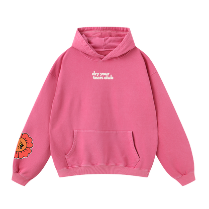 No One Cares Hoodie Pink