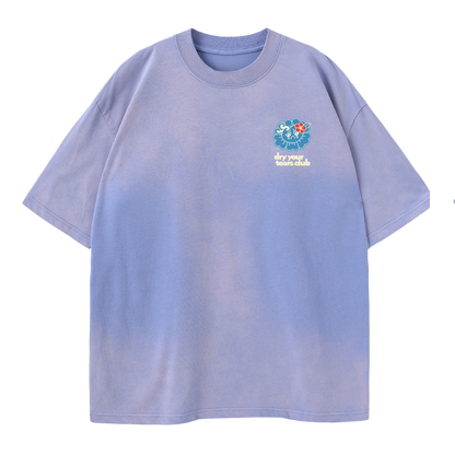 Ocean Minds T-Shirt Washed Lavender