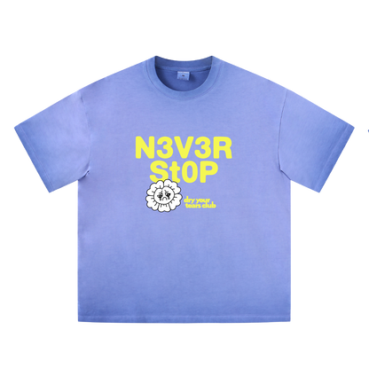 Ocean Minds T-Shirt Washed Violet