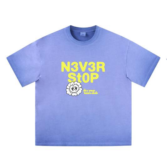 Ocean Minds T-Shirt Washed Violet