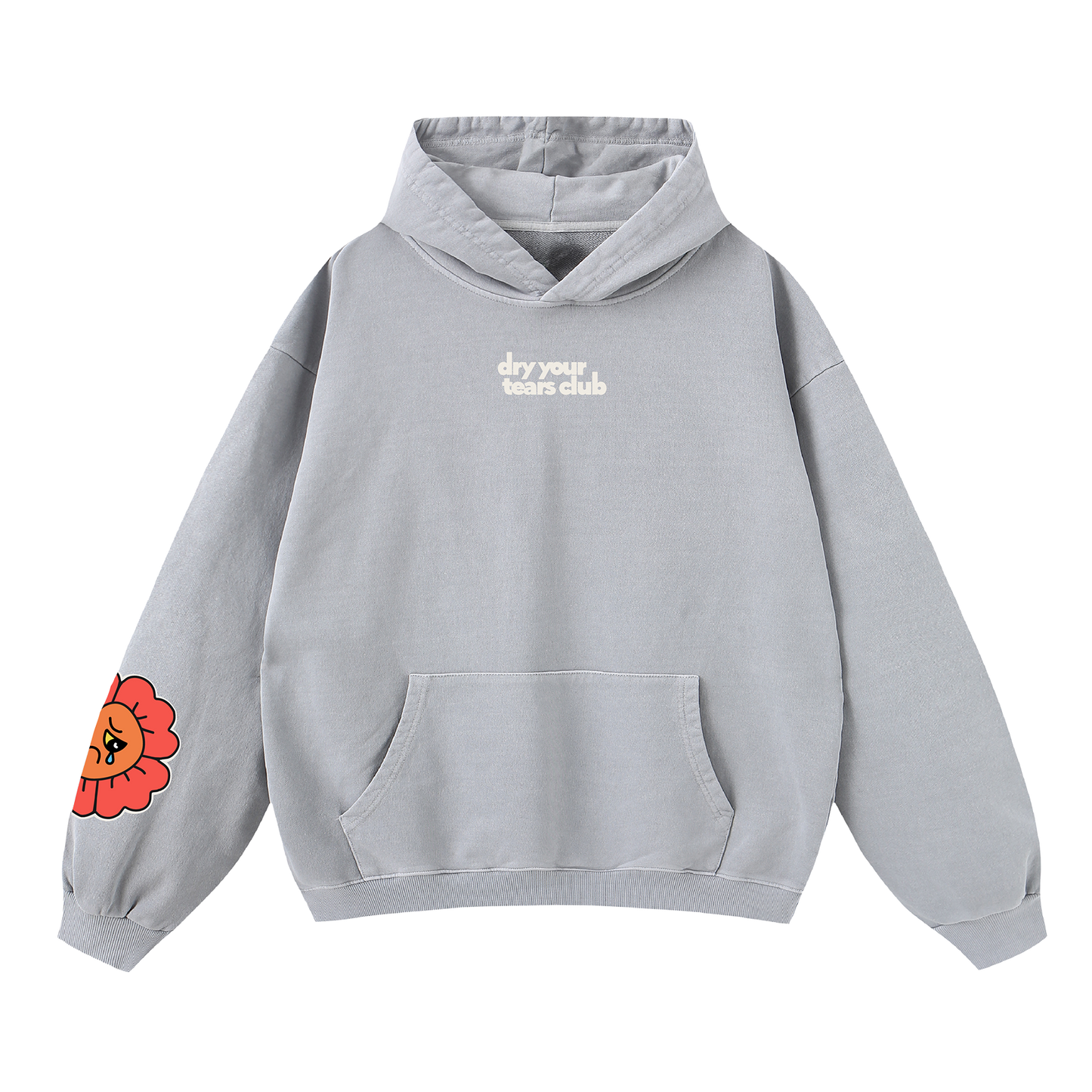 Petals Of Pride Hoodie Cloud Grey