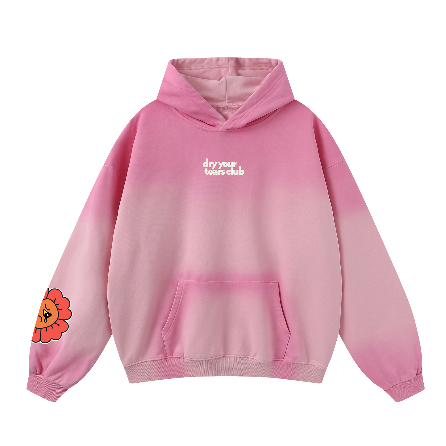 Petals Of Pride Hoodie Washed Pink