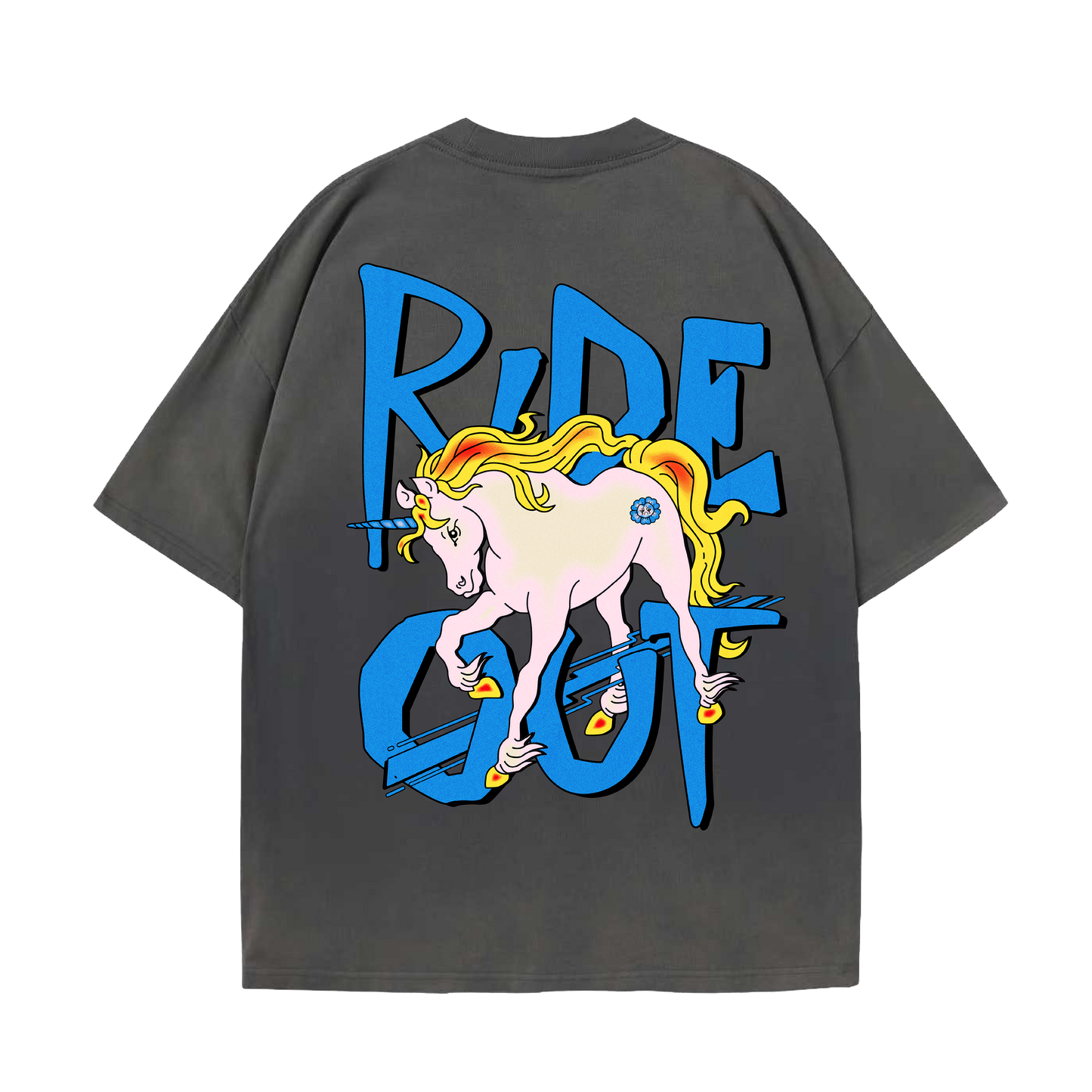 Ride Out T-Shirt Vintage Grey