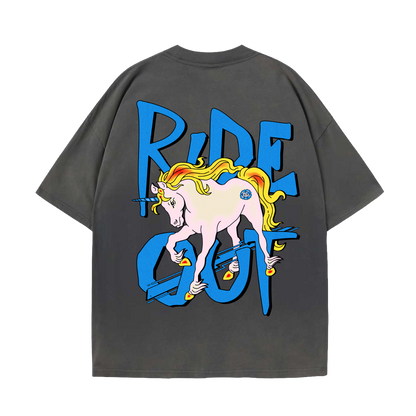 Ride Out T-Shirt Vintage Grey