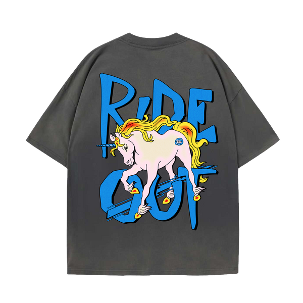 Ride Out T-Shirt Vintage Grey