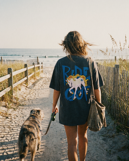 Ride Out T-Shirt Washed Charcoal