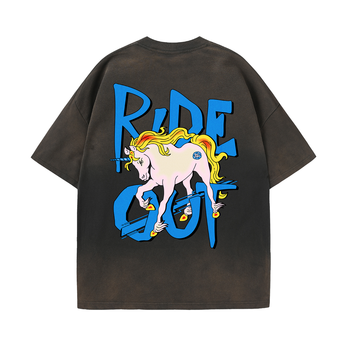 Ride Out T-Shirt Washed Stone Brown