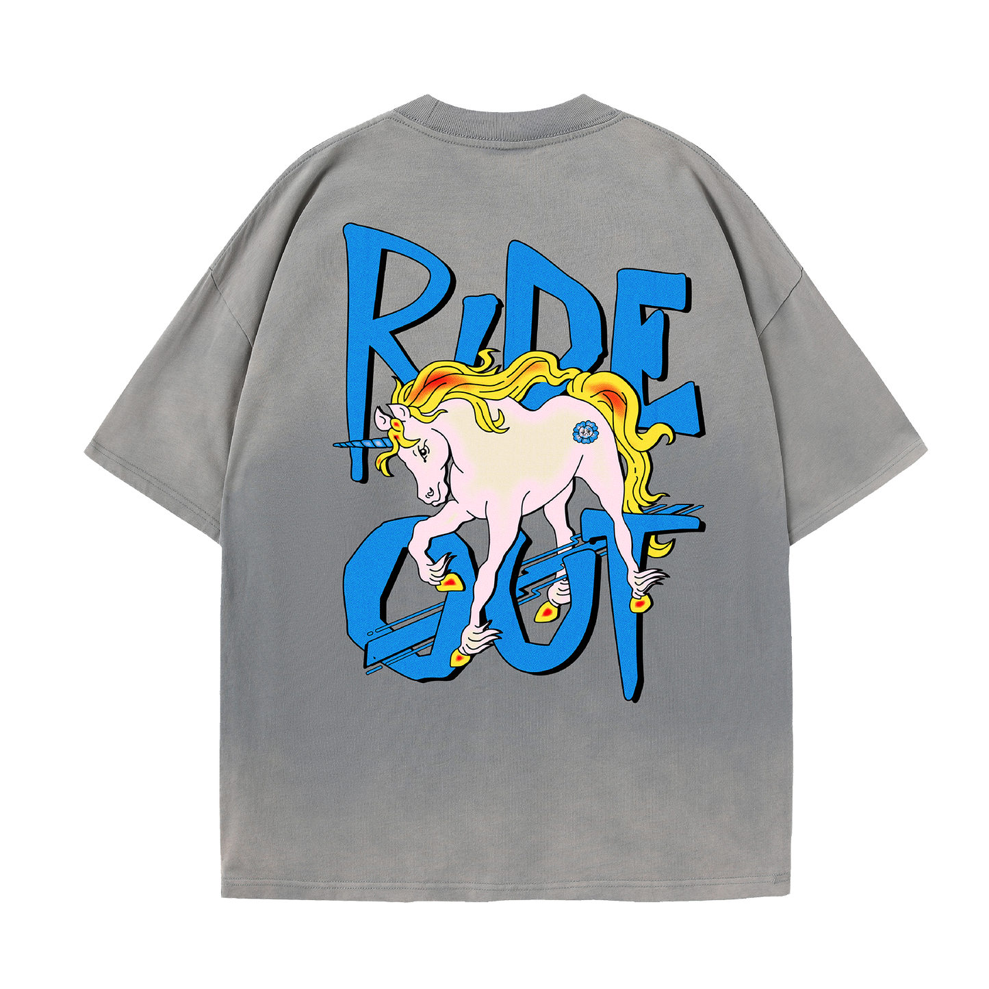 Ride Out T-Shirt Washed Grey