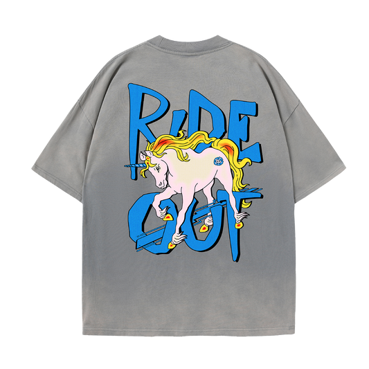 Ride Out T-Shirt Washed Grey