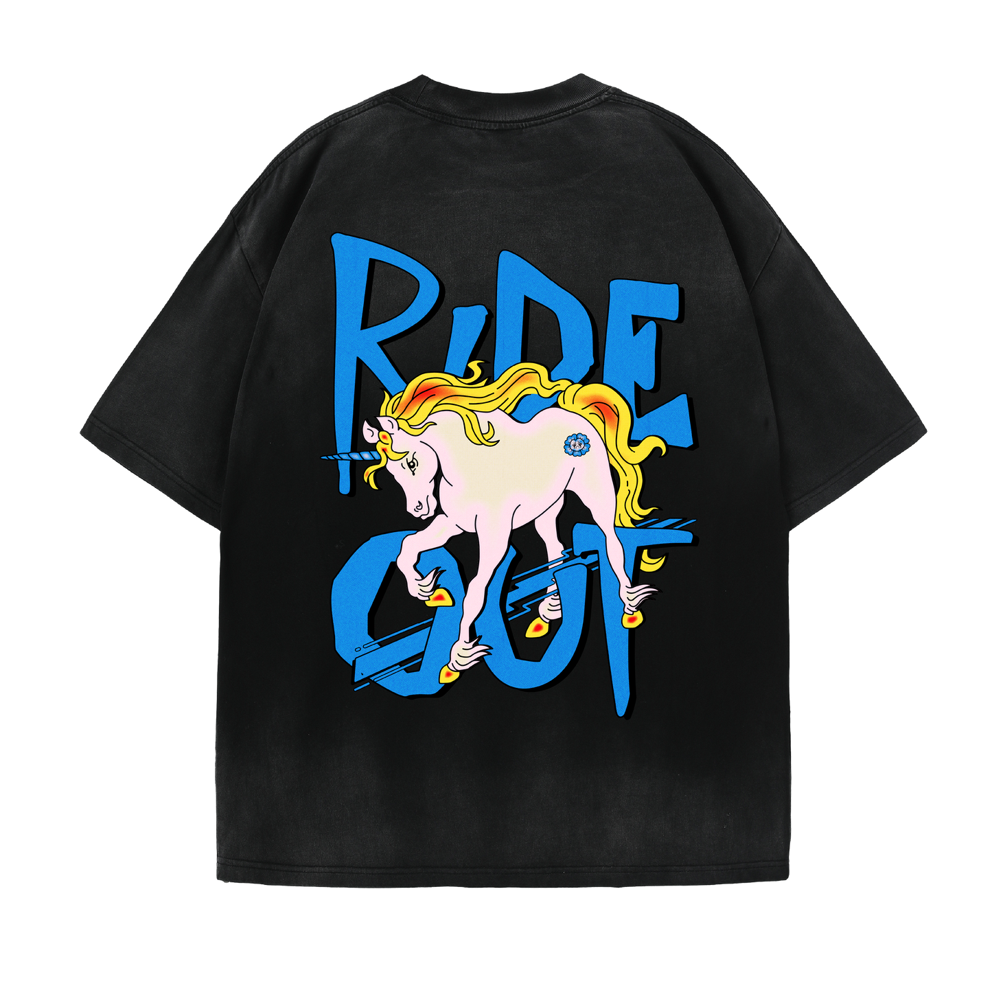 Ride Out T-Shirt Washed Charcoal